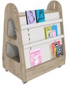Leesmobiel tweezijdig wit grey craft oak Tangara Groothandel voor de Kinderopvang Kinderdagverblijfinrichting